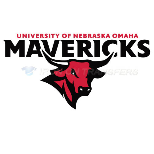 Nebraska Omaha Mavericks Logo T-shirts Iron On Transfers N5394 - Click Image to Close